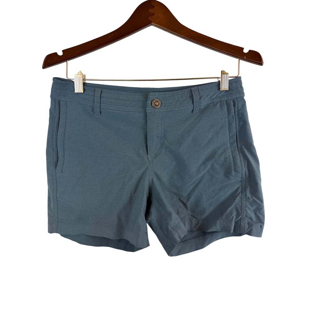 KUHL Trekr Shorts Women Size 6 Blue Outdoor Hiking Active